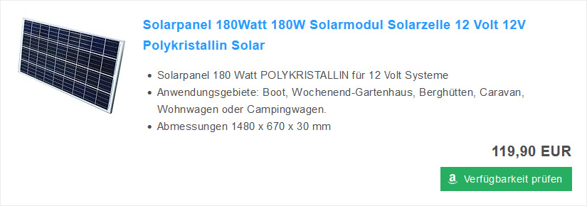 Solaranlage Solar Set Solarbausatz von Renogy
